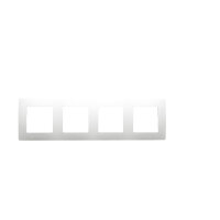 LEGRAND Rahmen 665004 Niloe 4fach ultraweiss