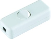 BACHMANN Schnurzwischenschalter 924.037 1polig weiss/weiss