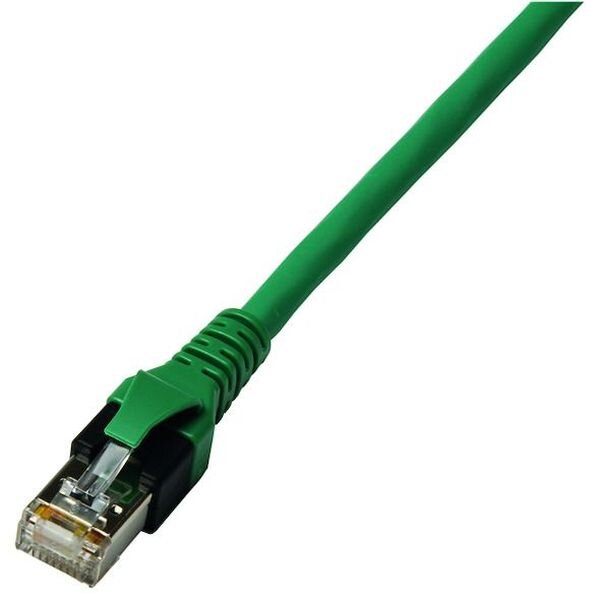 PROTEC.net Patchkabel halogenfrei gr&uuml;n PPK6A Cat6A-ISO 4P27 S/FTP 2xRJ45 2,0m