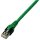PROTEC.net Patchkabel halogenfrei gr&uuml;n PPK6A Cat6A-ISO 4P27 S/FTP 2xRJ45 2,0m