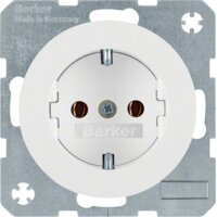BERKER Steckdose SCHUKO 47432089 polarweiss glänzend