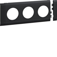 HAGER TEHALIT Modularblende 3fach Steckdose 80mm...