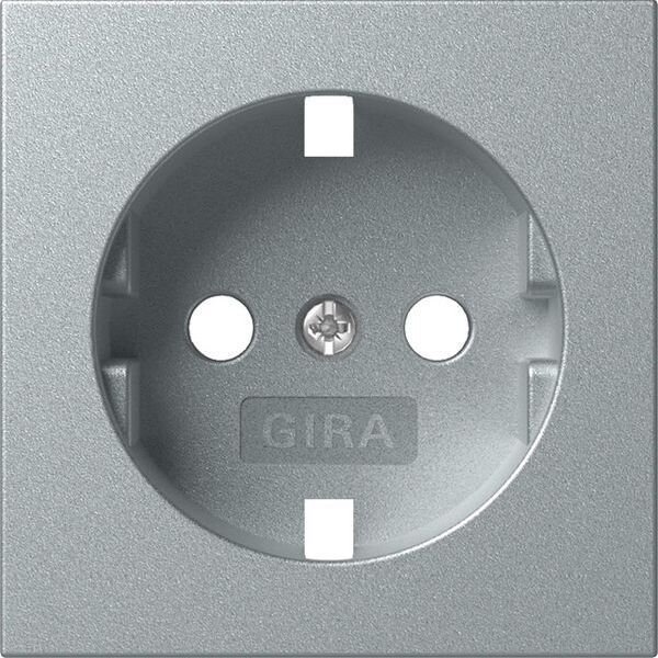 GIRA Abdeckung 492026 SCHUKO-SDO Sys55 F alu