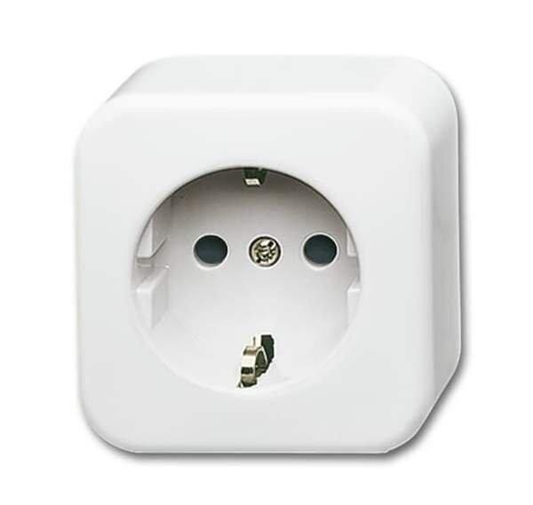 BUSCH-JAEGER Steckdose SCHUKO 2300 EAP/11W-503 alpinwei&szlig;