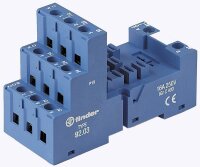 FINDER Relaisfassung 92.03 blau