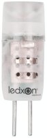 LEDXON LED-Leuchtmittel LB24 G4 1,15W 86lm 2700K 180&deg;
