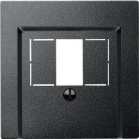MERTEN Zentralplatte 297914 für TAE/Audio/USB anthrazit