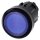 SIEMENS Drucktaster beleuchtet 22mm rund blau