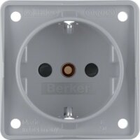 BERKER Steckdose SCHUKO 941952506 grau matt