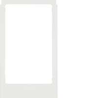 BERKER Designrahmen 13201909 eckig gross polarweiss matt