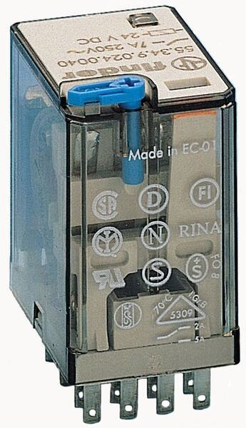 FINDER Miniatur-Industrie-Steckrelais 55.34.9.024.0040