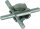 DEHN Universal-Verbinder 315119 NIRO V2A 8-10mm