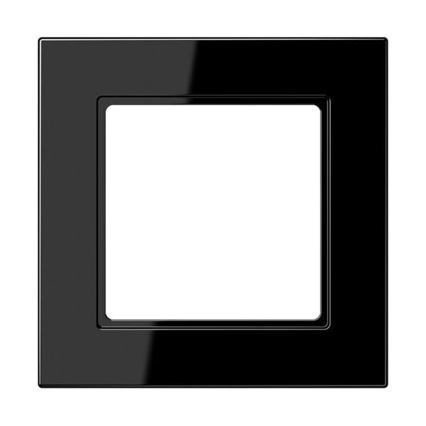 JUNG Rahmen A5581BFSW senkrechte und waagerechte Montage Thermoplast 550 schwarz