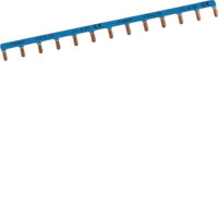HAGER Kammschiene KB163N 63A 1polig 10qmm blau