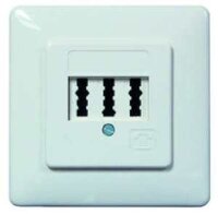 1PROT Telefondose UP 3x6NFN rw PTAE