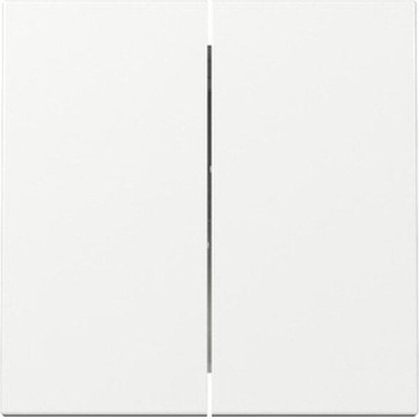 GIRA Wippe 329503 2f Serienwippe System 55 Reinwei&szlig; gl&auml;nzend (neue Generation)