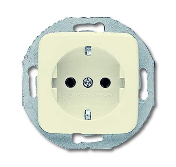 BUSCH-JAEGER Steckdose SCHUKO 20 EUCRD-212 Reflex-SI wei&szlig; (cremewei&szlig;)