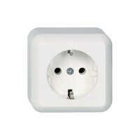 ELSO AP-Steckdose 395004 16A CONTURA reinweiß