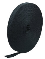 POLLMANN Gewebemontageband 15x1mm (15m Rolle) PP schwarz