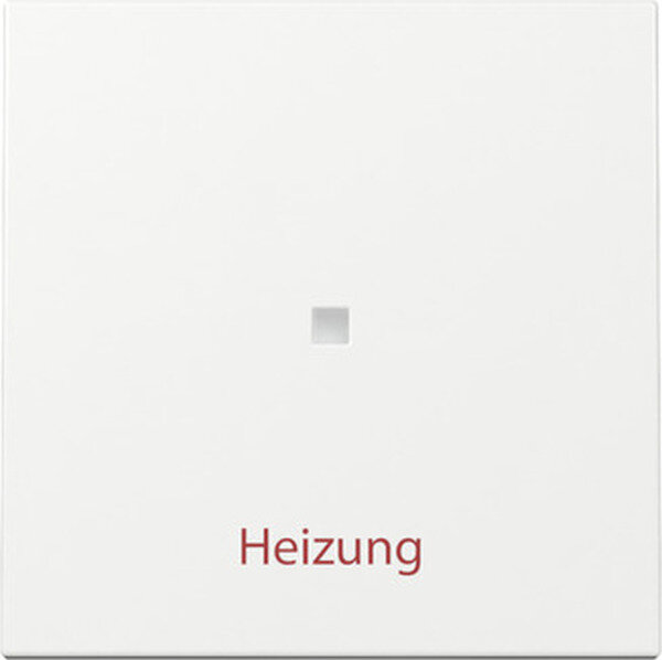 GIRA Wippe 367803 Kontrollf.+Heizung Ein/Aus System 55 Reinwei&szlig; gl&auml;nzend