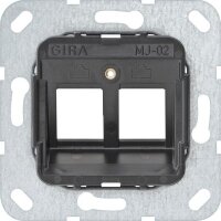 GIRA Tragring 560200 Modular Jack 2 2fach