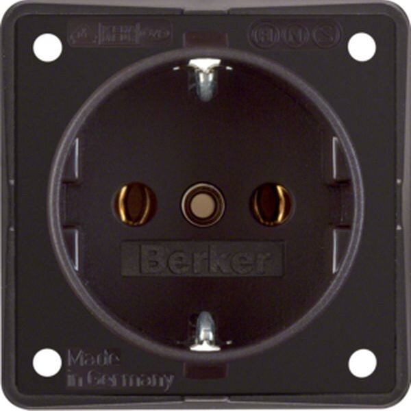 BERKER Steckdose SCHUKO 941852501 braun matt