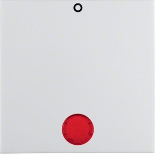 BERKER Wippe 16248989 polarweiss gl m. Symbol 0