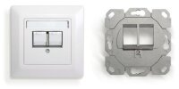 DAETWYLER Anschlussdose leer Designfähig DD 2xKS 360...