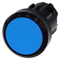 SIEMENS Drucktaster 22mm rund blau