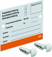 OBO Kennzeichnungsschild KS-S f. Abschottungs-Systeme