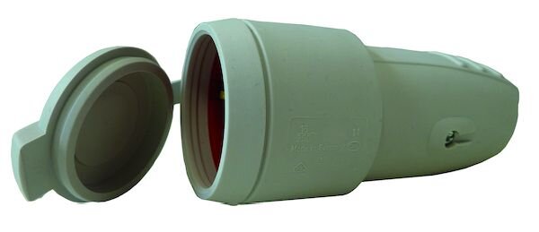 PROT Gummikupplung PPKU20 SK 16A grau IP44 Deckel