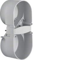 BERKER Berührungsschutzdose 9191501 2fach grau