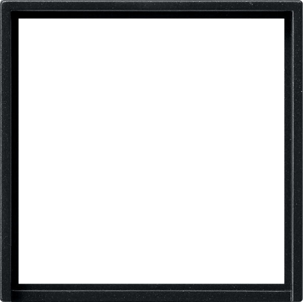 GIRA Adapterrahmen 0282005 quadratisch 50x50mm System 55 Schwarz matt