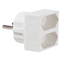 BACHMANN Multistecker 921.271 PVC weiss