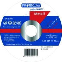 PROT Gewebetrennscheibe PGTM115 Metall 115x3x22mm VPE=5Stk