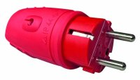 PROT Gummistecker PGSR44 rot IP44 16A