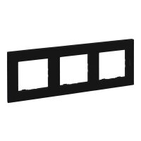 LEGRAND Rahmen 864573 Niloe Step 3fach schwarz