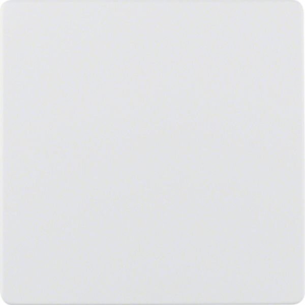 BERKER Zentralplatte 75940489 polarweiss matt/samt