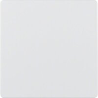 BERKER Zentralplatte 75940489 polarweiss matt/samt