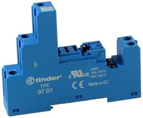 FINDER Relaisfassung 97.01 blau