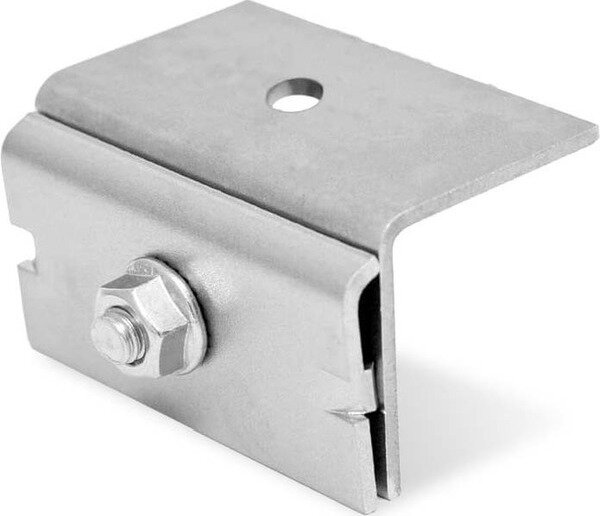 K2 Systems Stehfalzklemme P RF StS M10 A2 round hole
