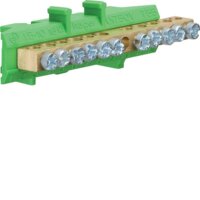 HAGER PE-Messingklemme KM11E 11 Klemmstellen