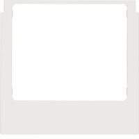 BERKER Designrahmen 13191909 eckig polarweiss matt