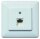 1PROT Anschlussdose PUAE 1xRJ45 8(8) UP cw