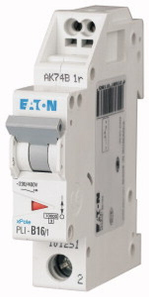 EATON Leitungsschutzschalter PLI-B16/1 B16A 1polig (Steckkl.)