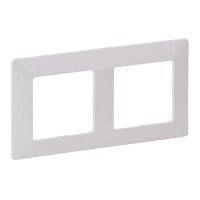 LEGRAND Rahmen VLIFE 2fach ultraweiss