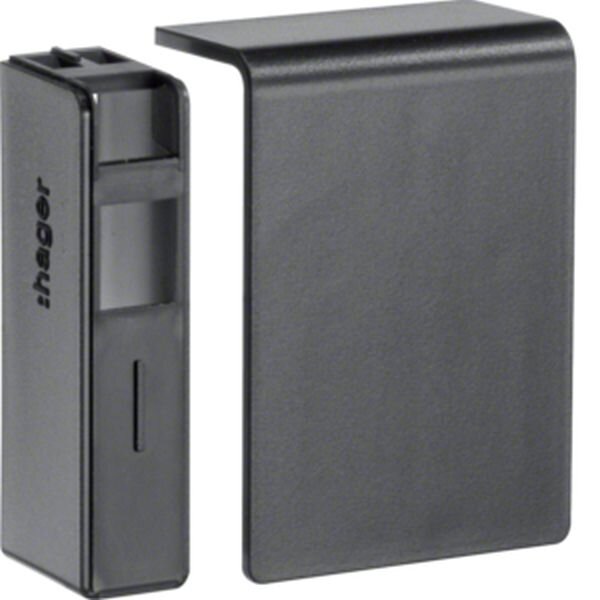 HAGER TEHALIT Endst&uuml;ck SL200556 RAL9011 graphitschwarz