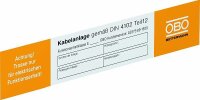 OBO Kennzeichnungsschild KS-ED für Funktionserhalt...