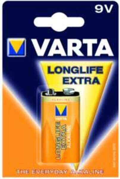 VARTA Batterie Longlife Extra 9V Block 1Blister(MHD)
