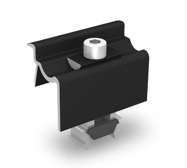 K2 Systems Universalendklemme Universal clamp OneEnd black Set